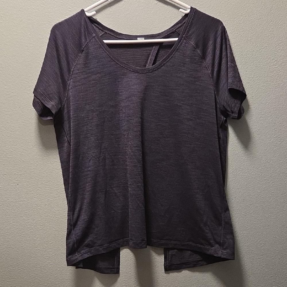 Women's Black Short Sleeve Top